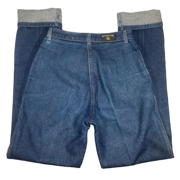 Rockies Vintage Rocky Mountain High Waisted Western Bareback Jeans, Size 28 - Picture 2 of 9